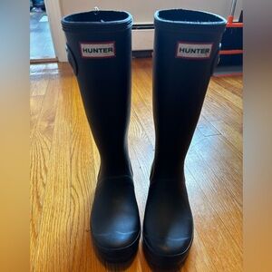 Hunter Rain Boots (Big Kid size 5)